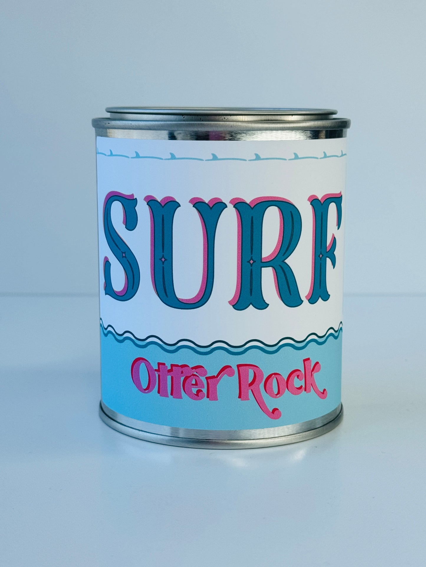 Surf Otter Rock - Paint Tin Candle