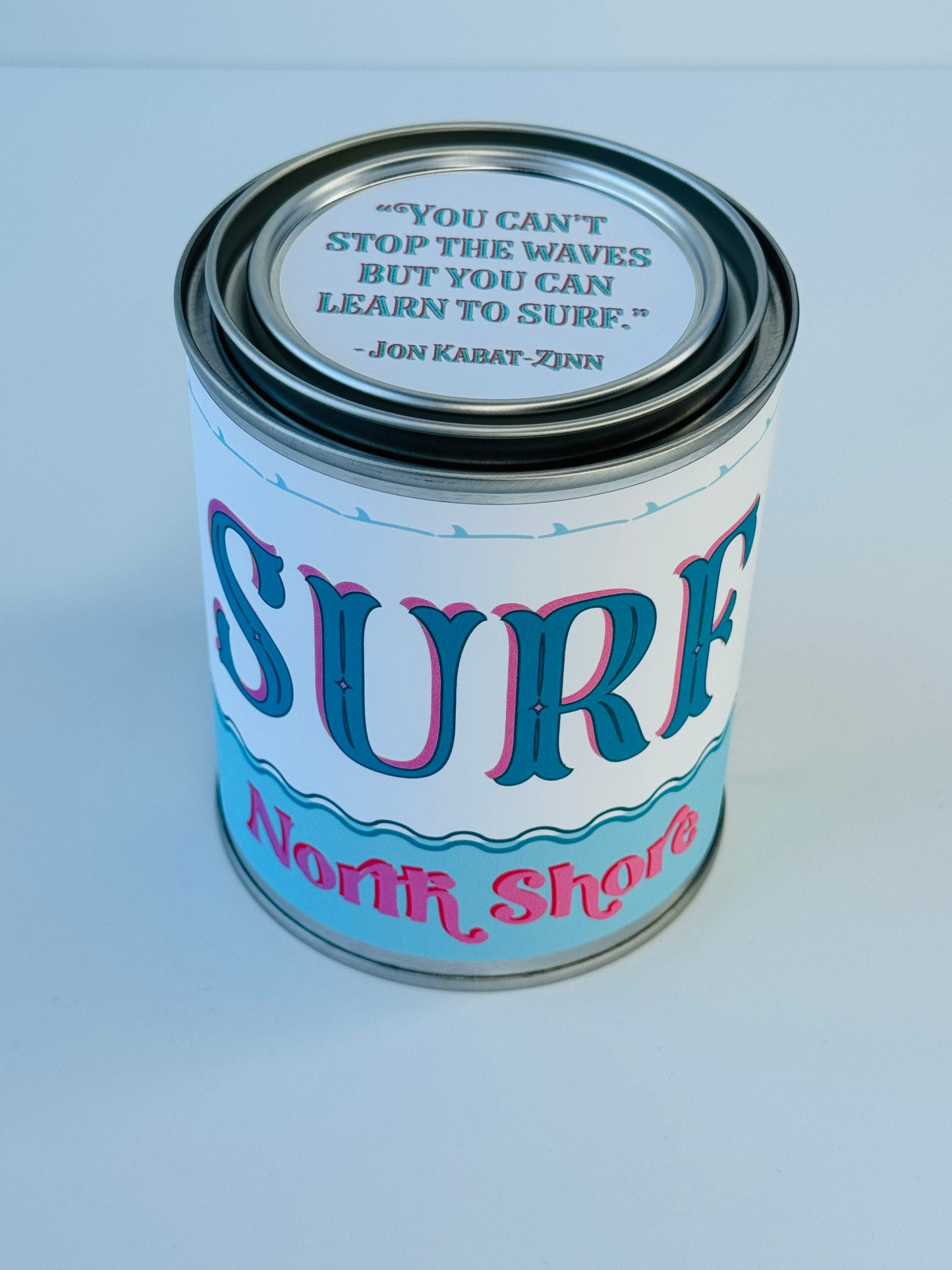 Surf North Shore - Paint Tin Candle