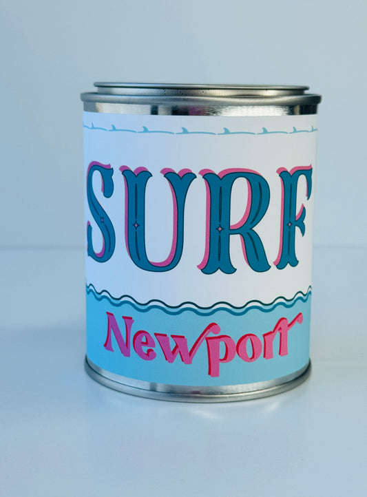 Surf Newport - Paint Tin Candle