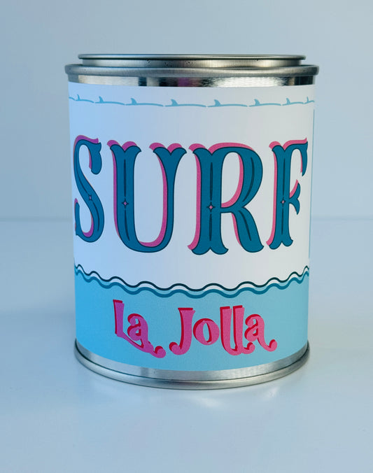 Surf La Jolla - Paint Tin Candle