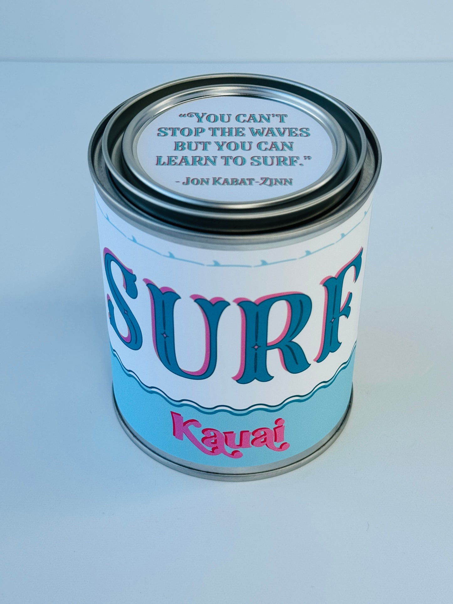 Surf Kauai - Paint Tin Candle