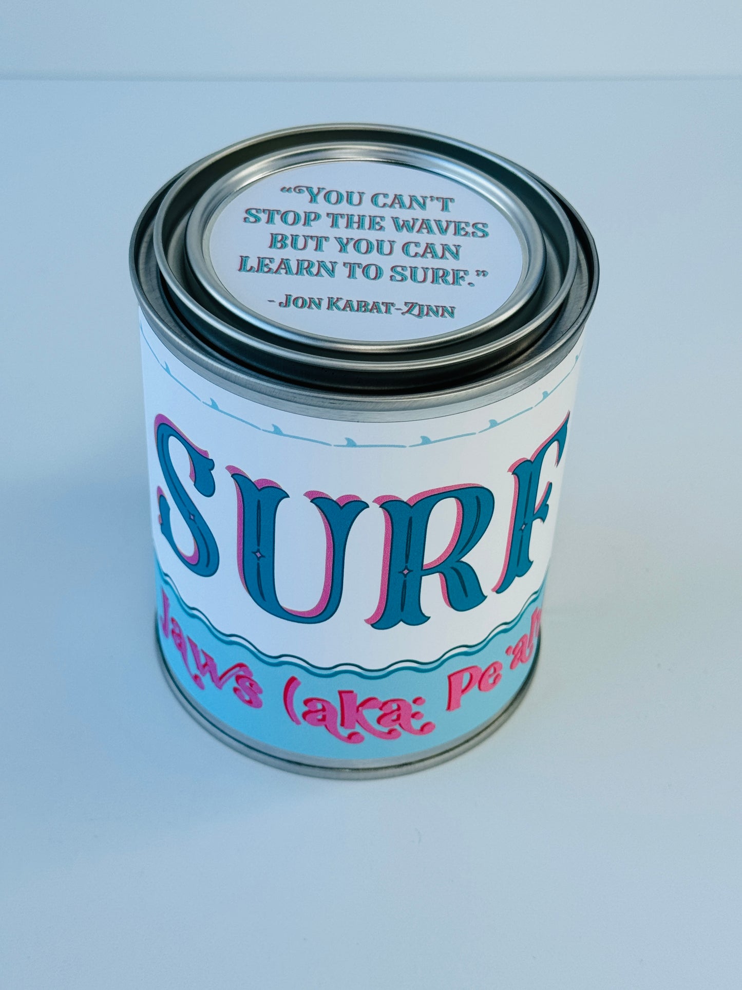 Surf Jaws - Paint Tin Candle