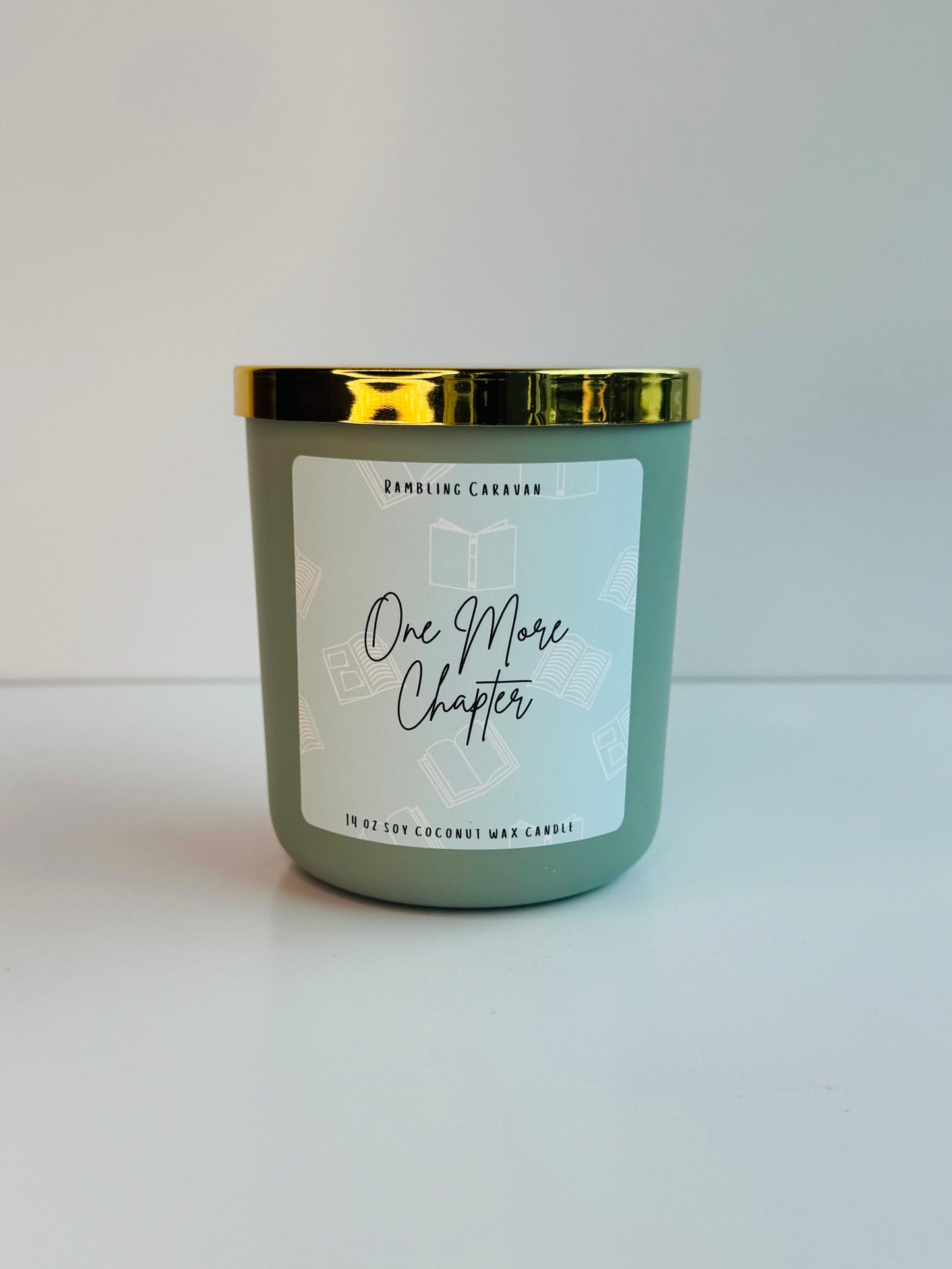 One More Chapter Candle | 14 oz Soy Coconut Wax | Hand Poured | Small Batch