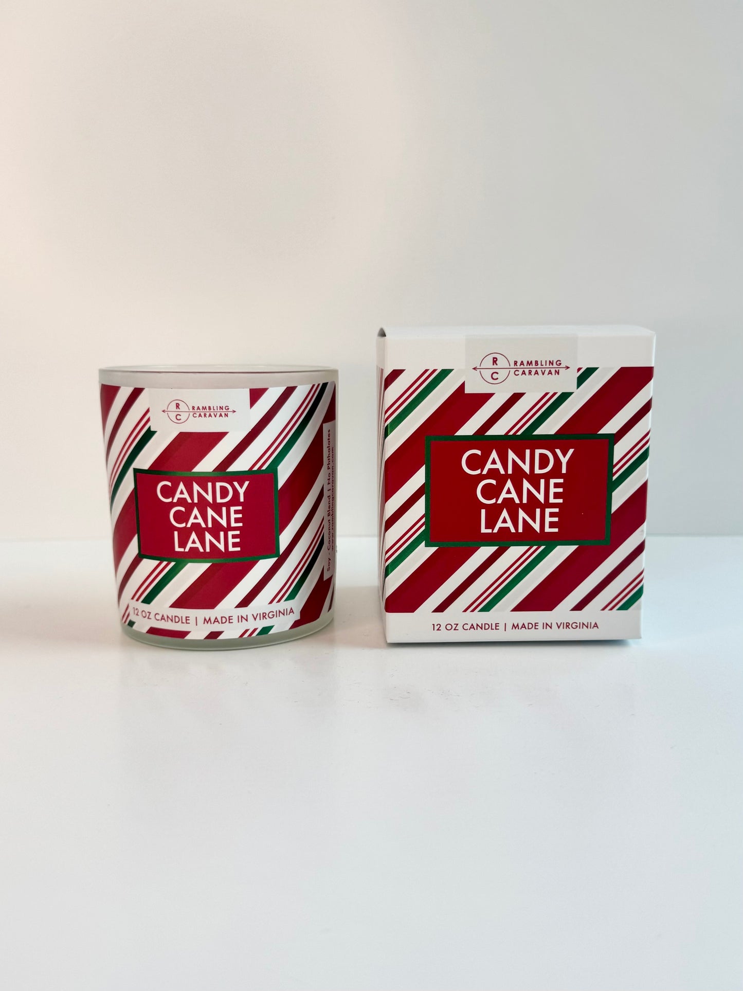 Candy Cane Lane Candle | Luxe Winter Candle Collection |