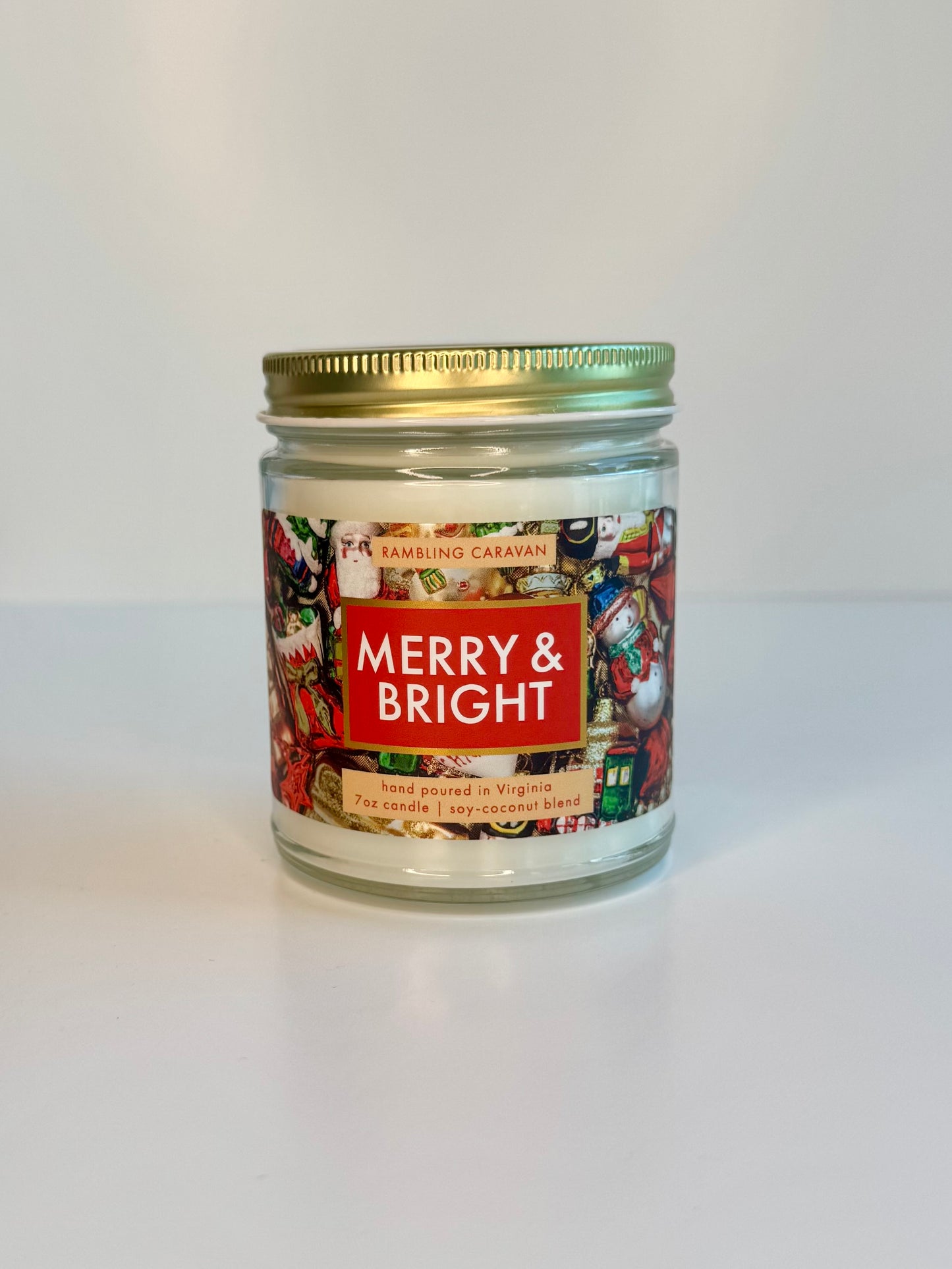 Merry & Bright Christmas Candle