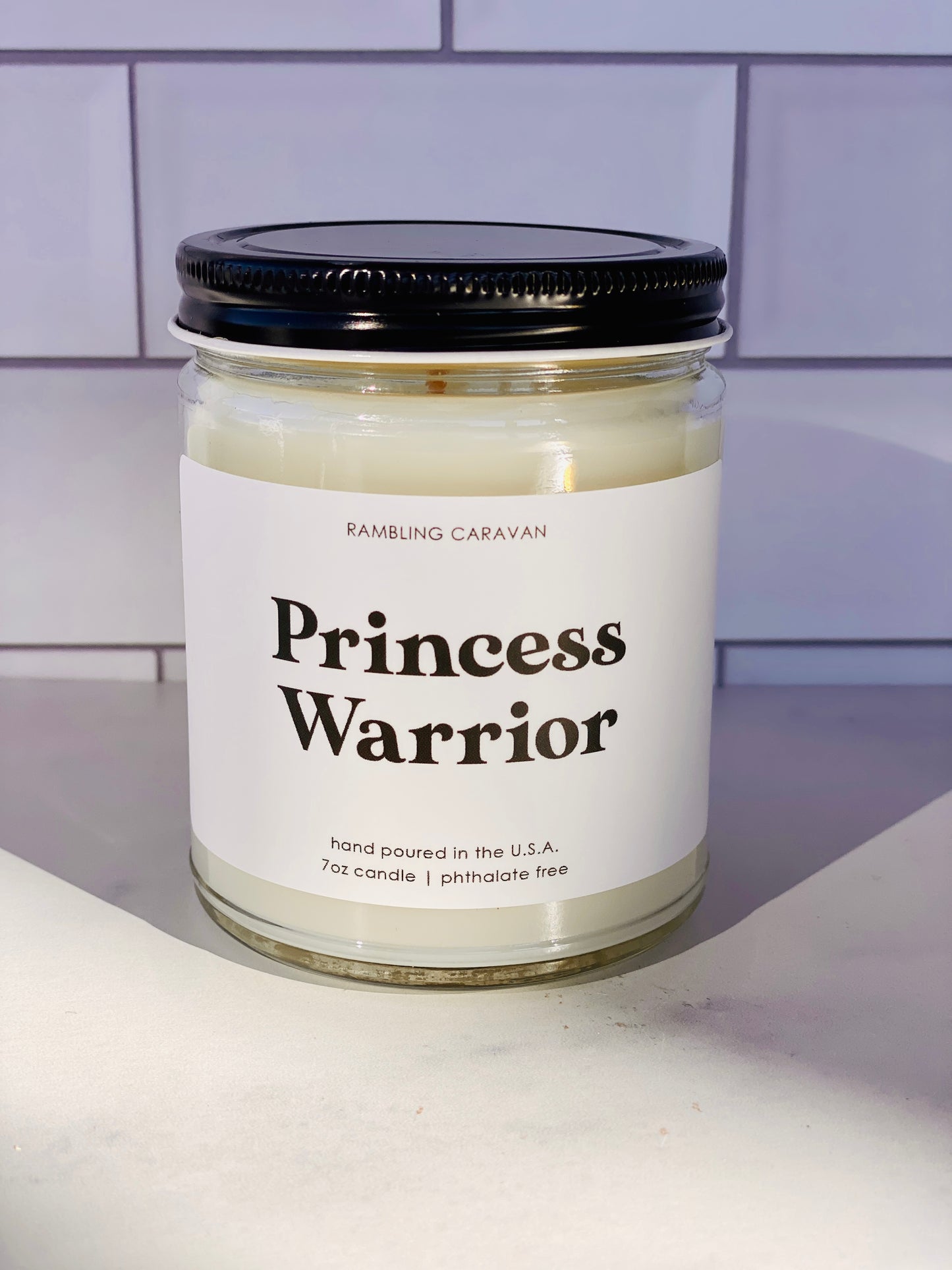 Princess Warrior Candle