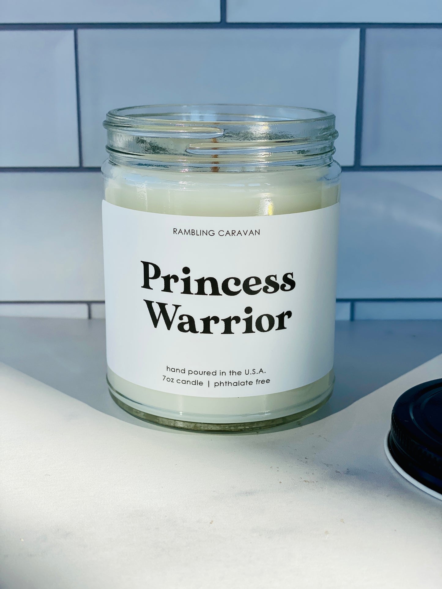 Princess Warrior Candle