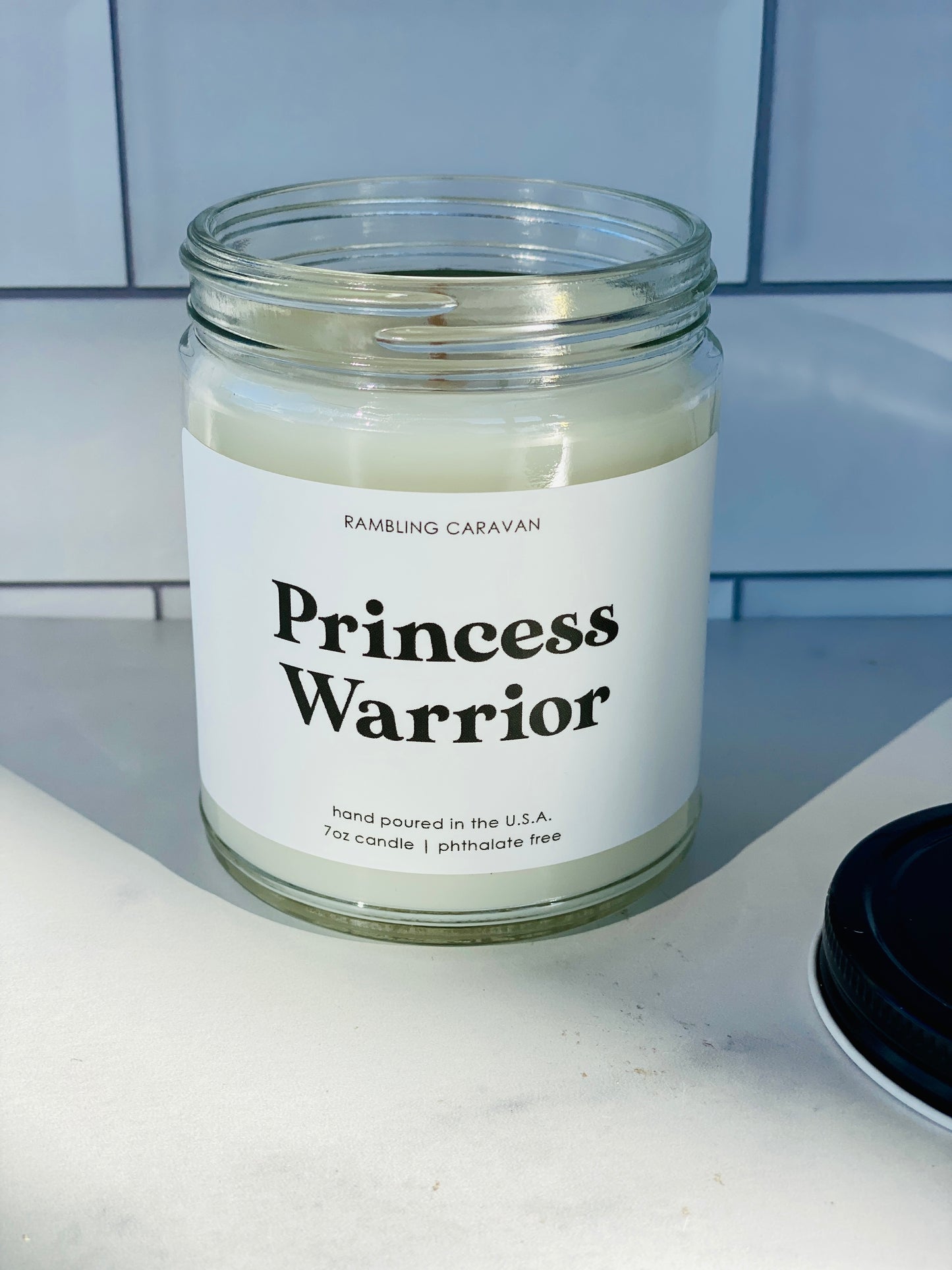 Princess Warrior Candle