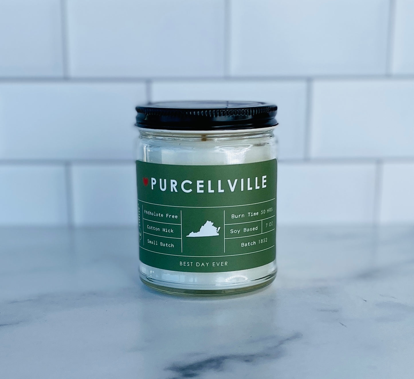 Purcellville, VA Candle