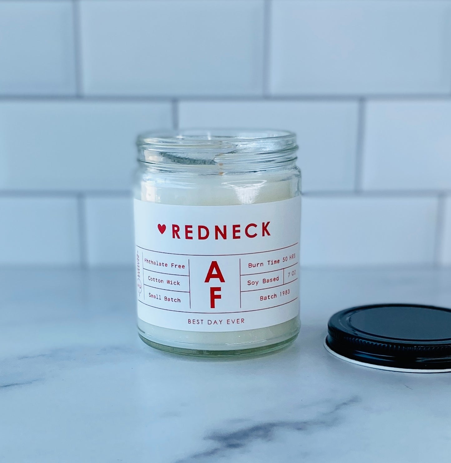 Redneck AF Candle