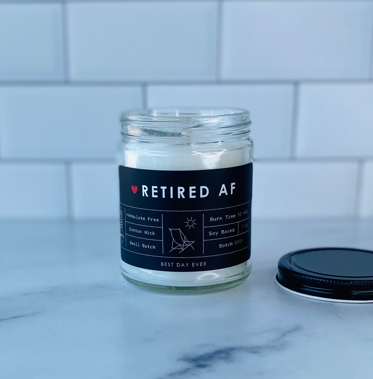 Retired AF Candle