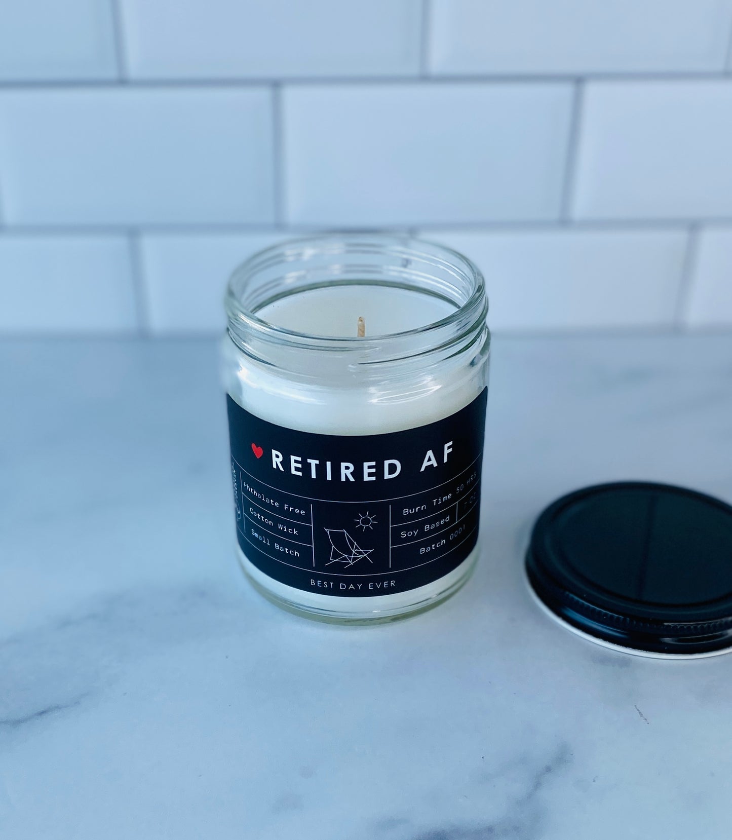 Retired AF Candle