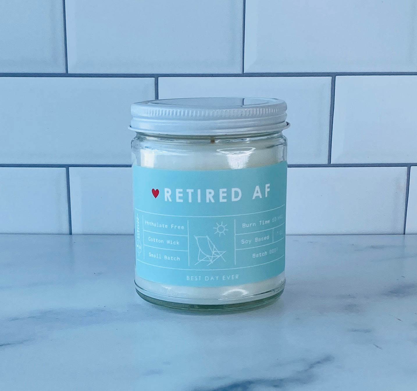 Retired AF Candle