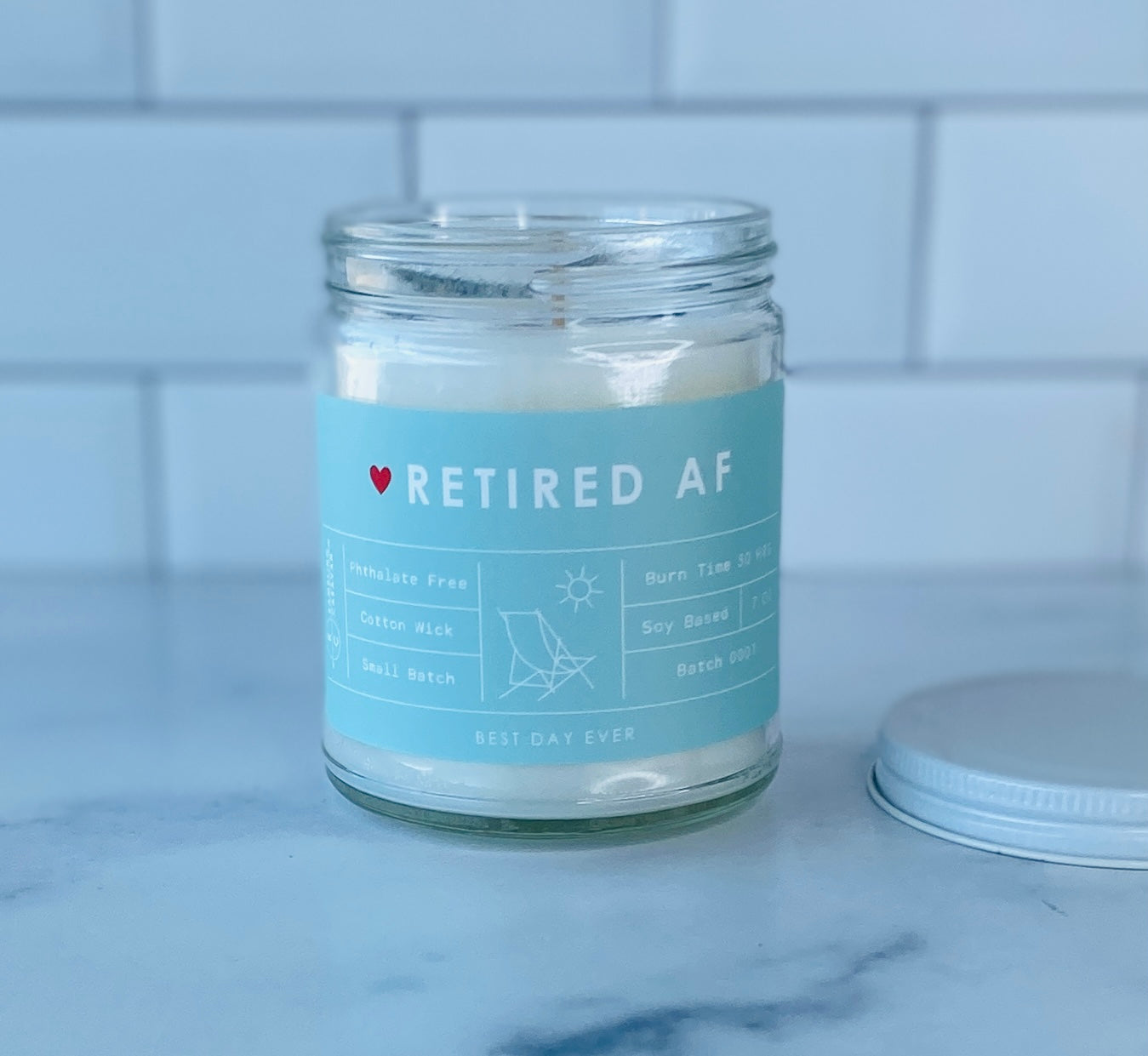 Retired AF Candle