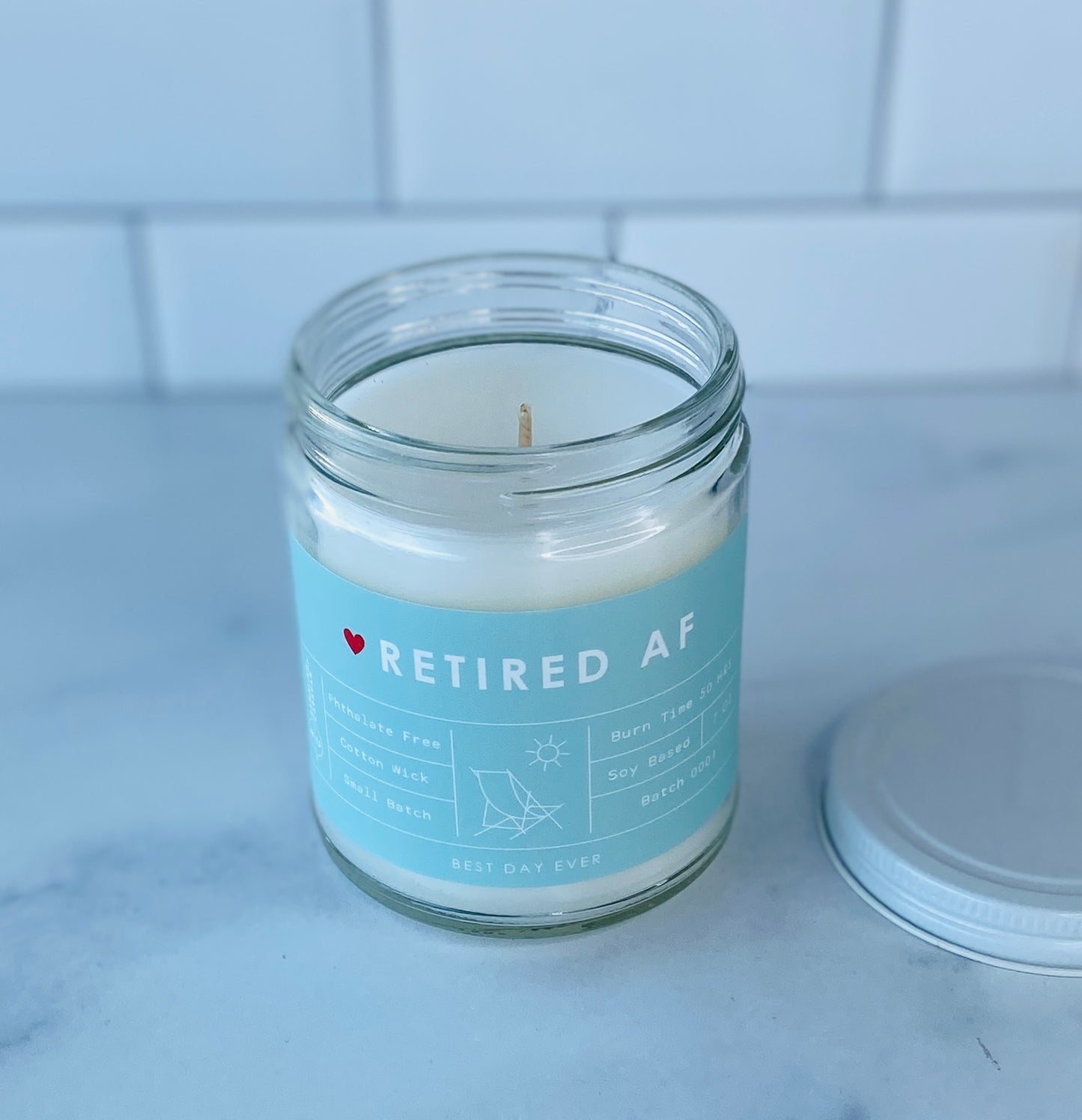 Retired AF Candle