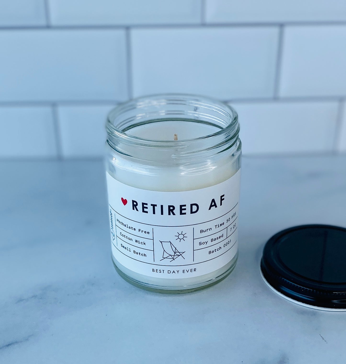 Retired AF Candle