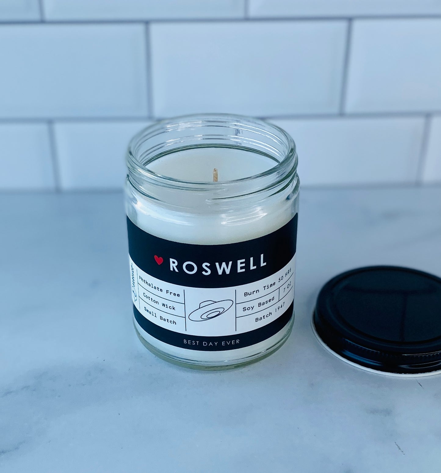 Roswell, NM Candle