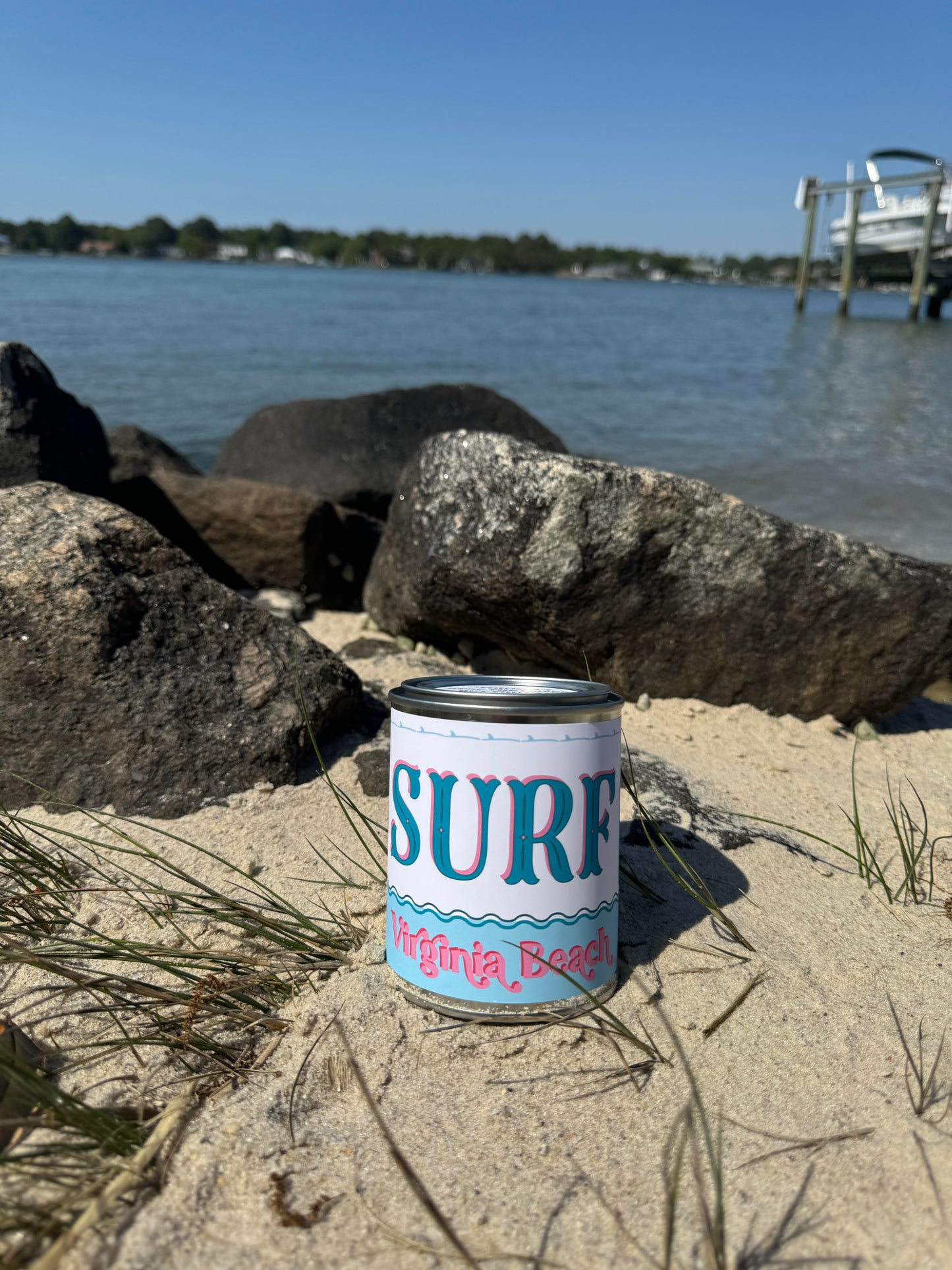 Surf Virginia Beach - Paint Tin Candle