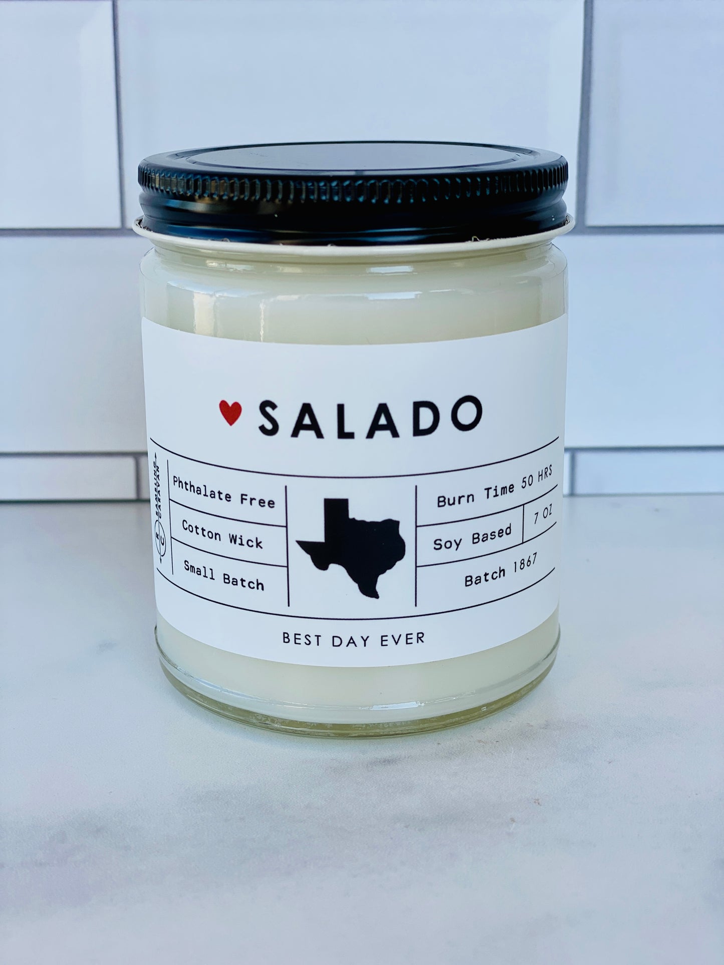 Salado, TX Candle