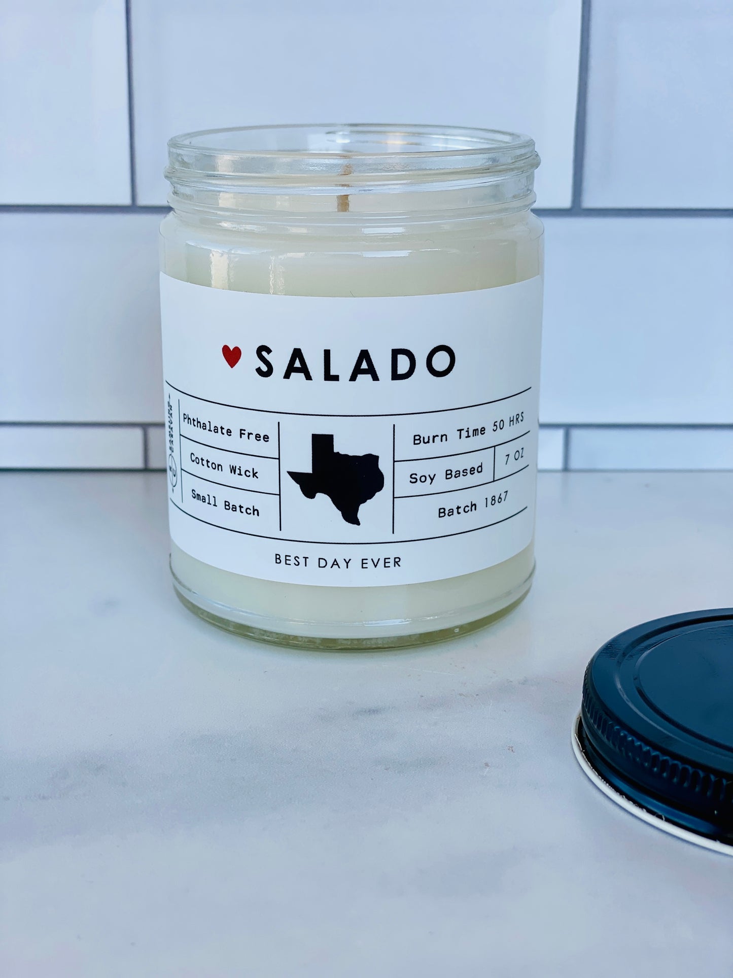 Salado, TX Candle