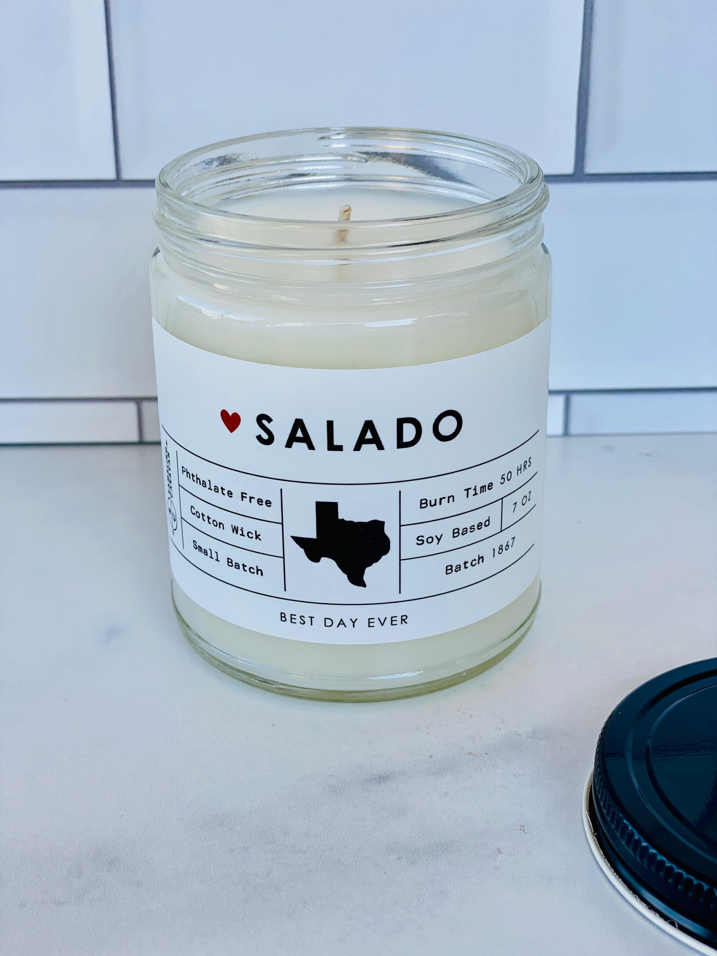 Salado, TX Candle
