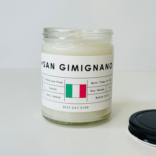 San Gimignano, Italy Candle