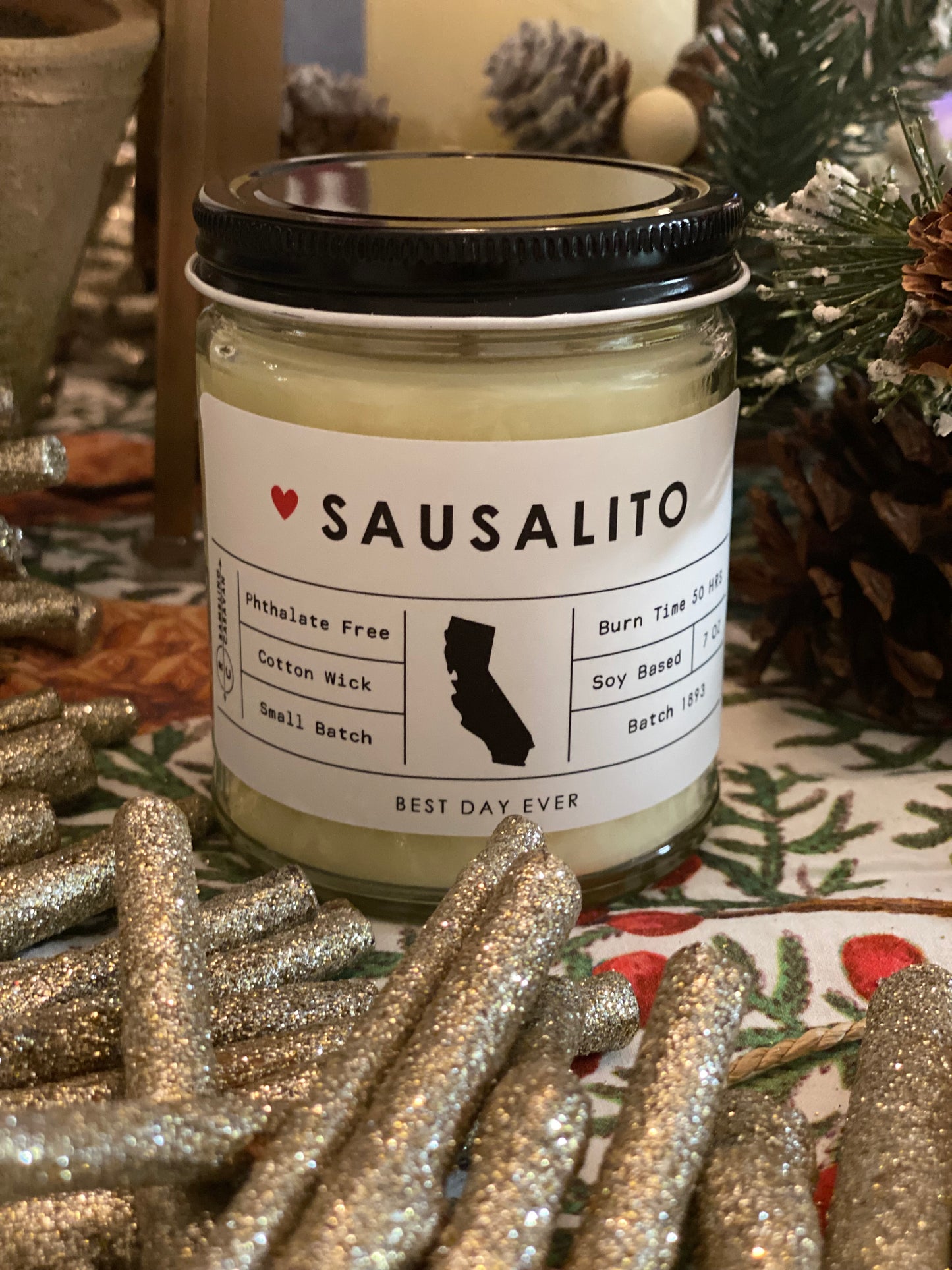 Sausalito, CA Candle