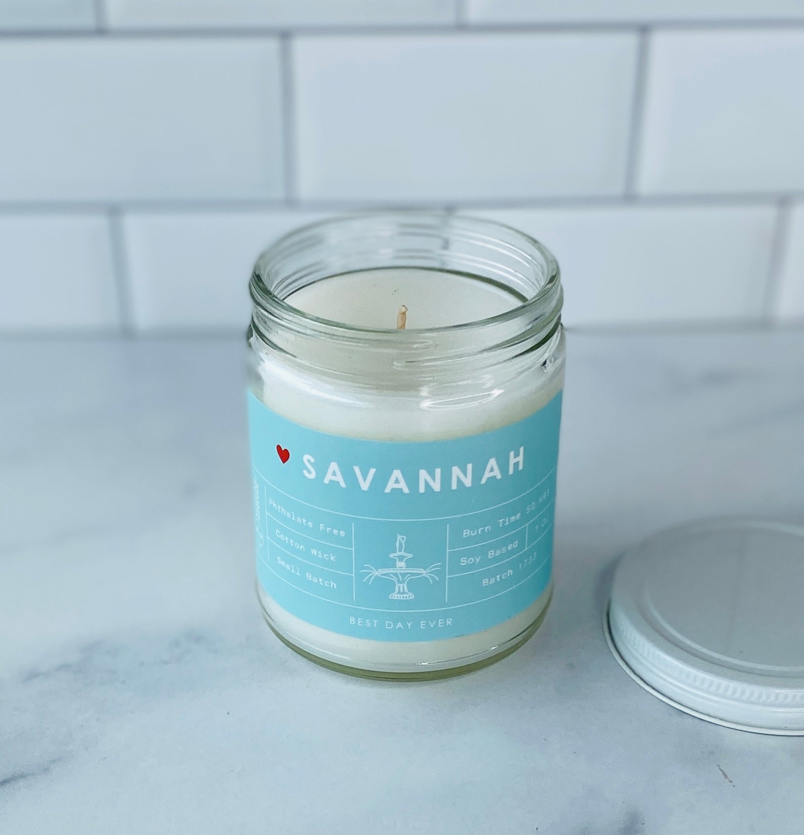 Savannah, GA Candle