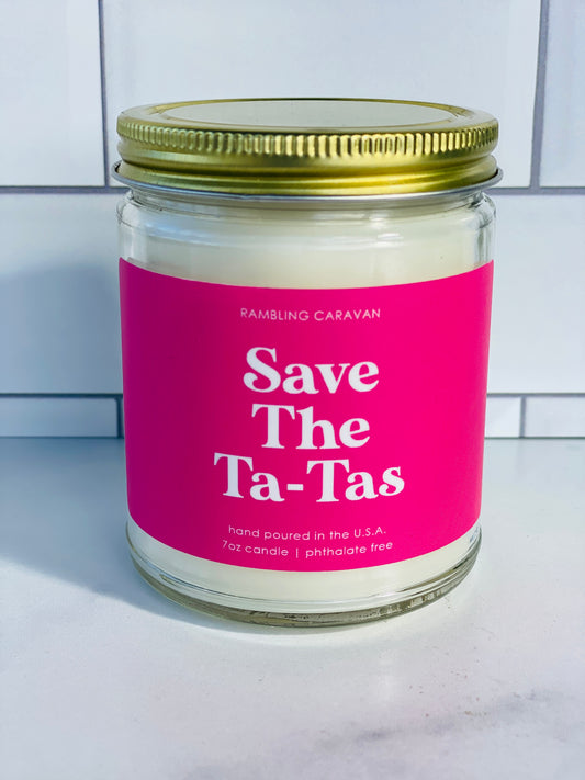 Save The Ta-Tas Candle