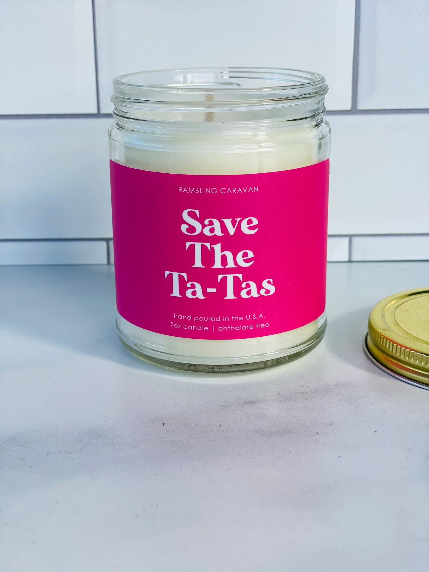 Save The Ta-Tas Candle