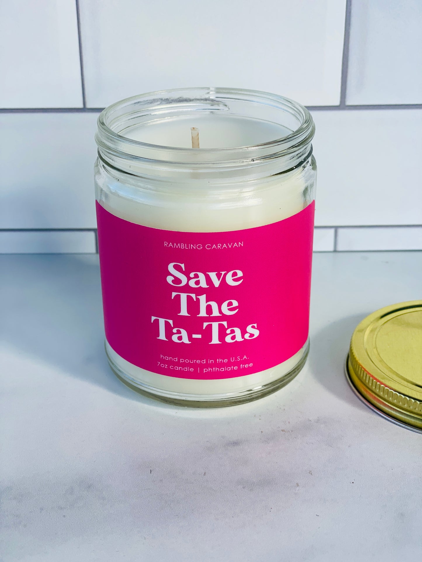 Save The Ta-Tas Candle