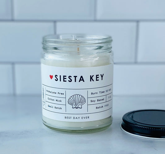 Siesta Key, FL Candle