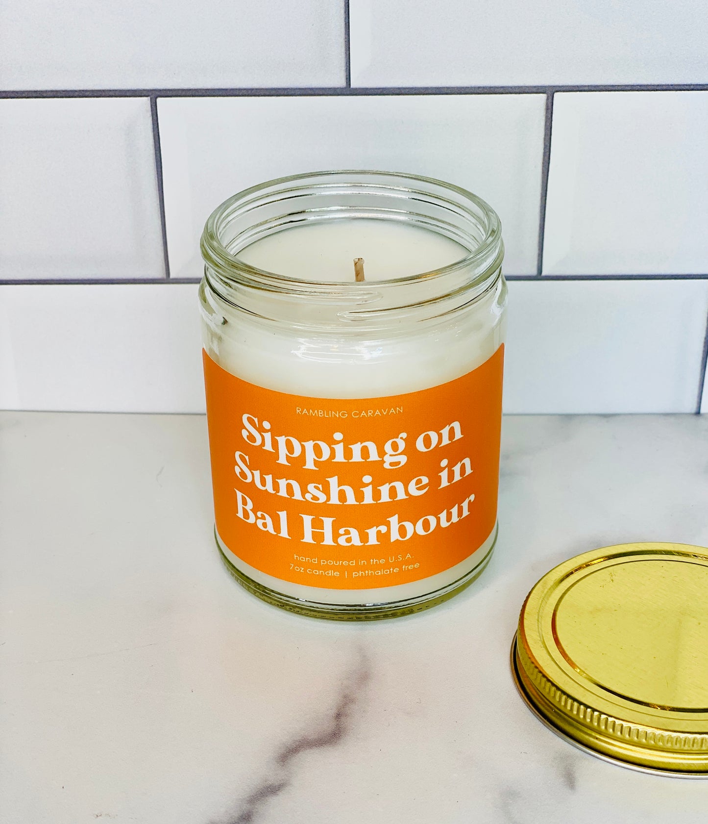 Sipping on Sunshine in Bal Harbour Candle