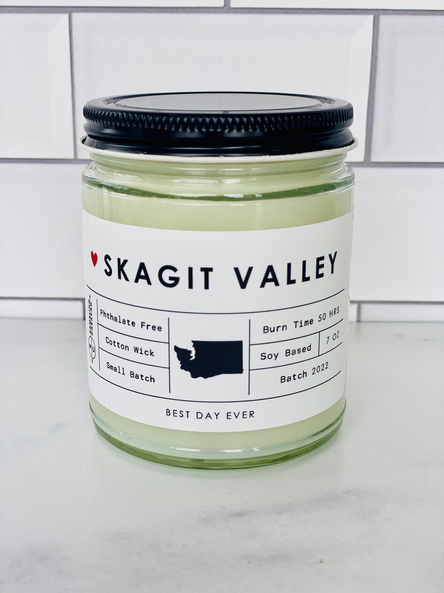 Skagit Valley, WA Candle
