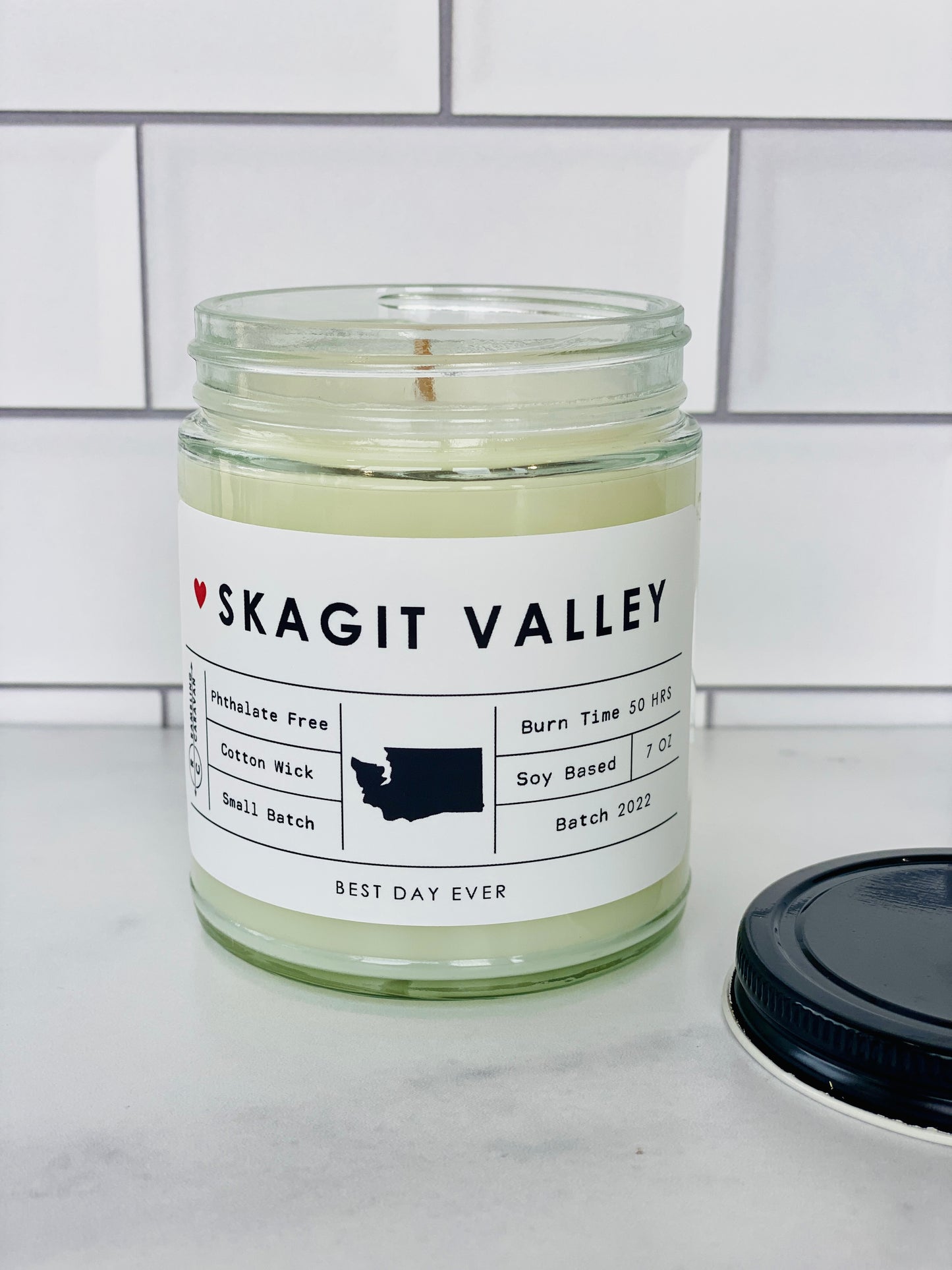 Skagit Valley, WA Candle