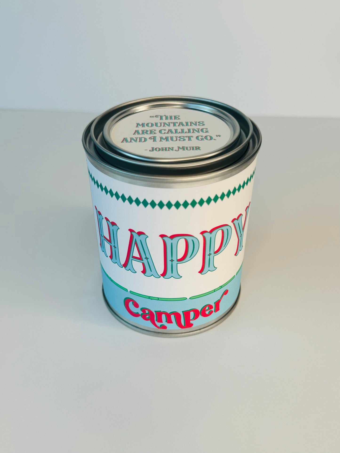 Happy Camper - Paint Tin Candle