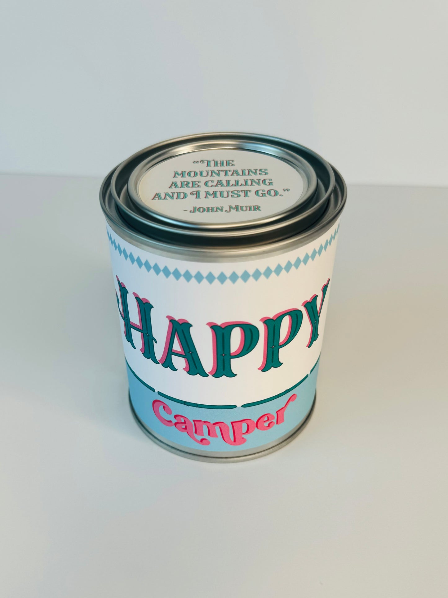 Happy Camper - Paint Tin Candle