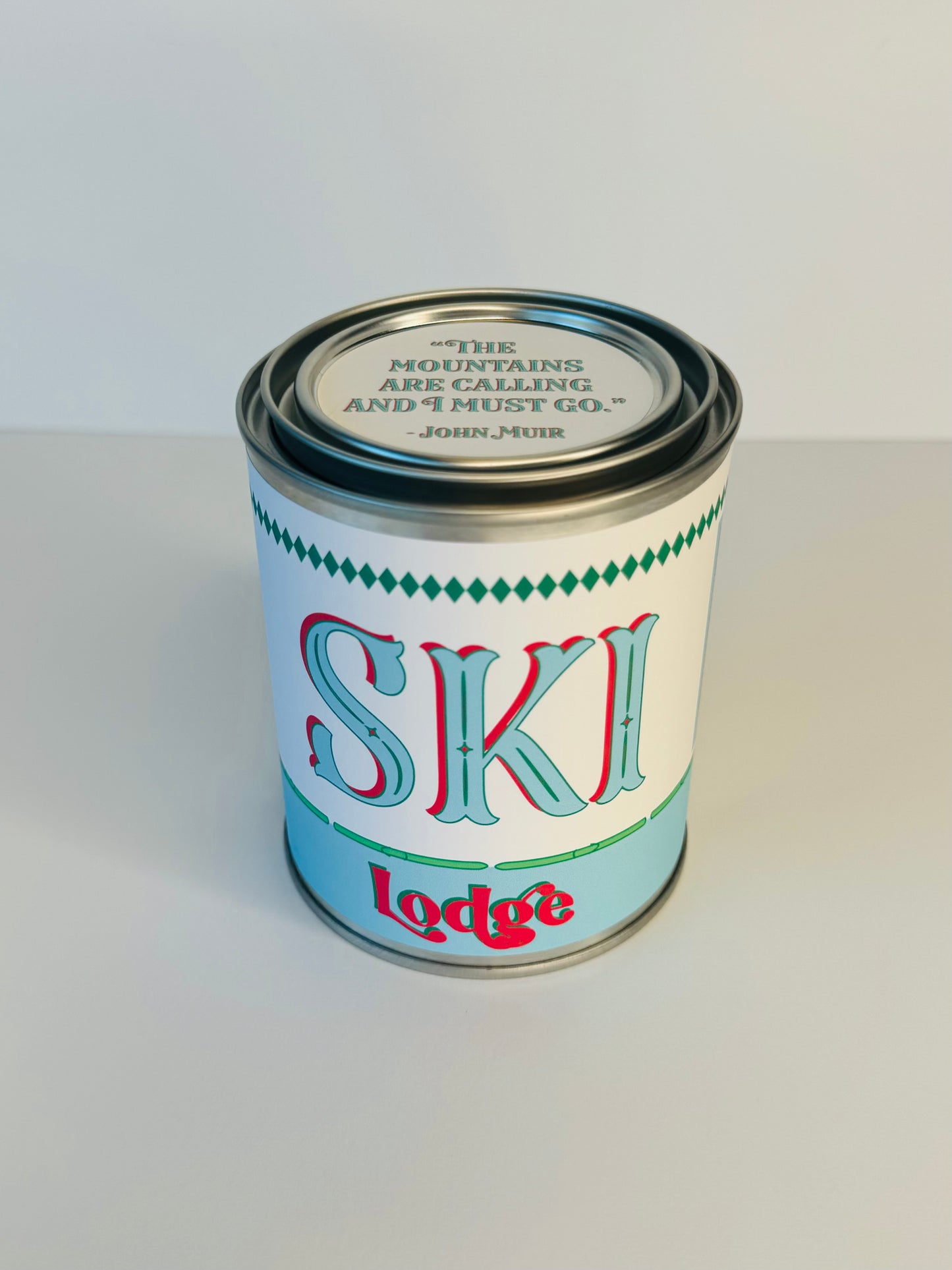 Ski Lodge - Paint Tin Candle