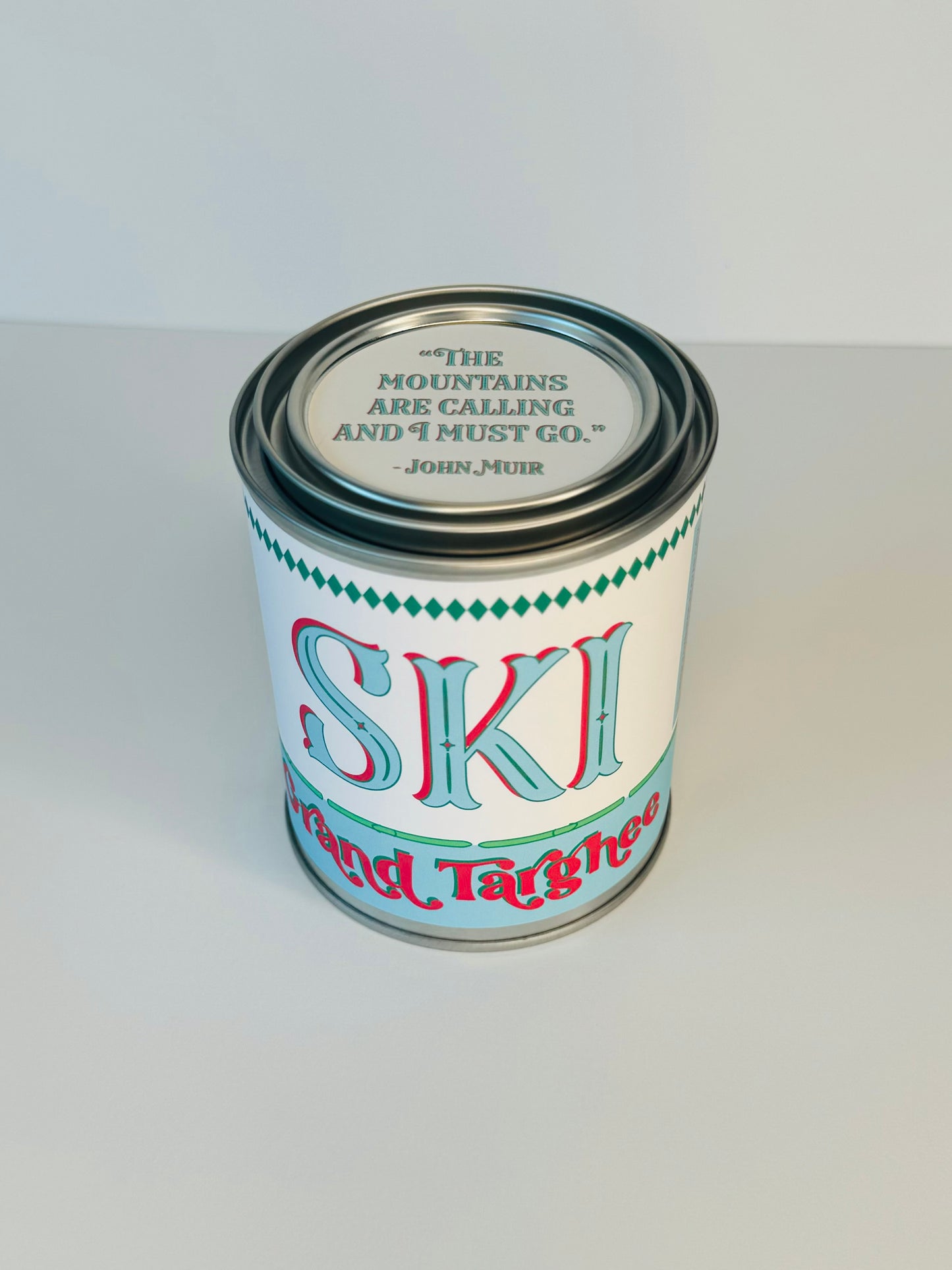 Ski Grand Targhee - Paint Tin Candle