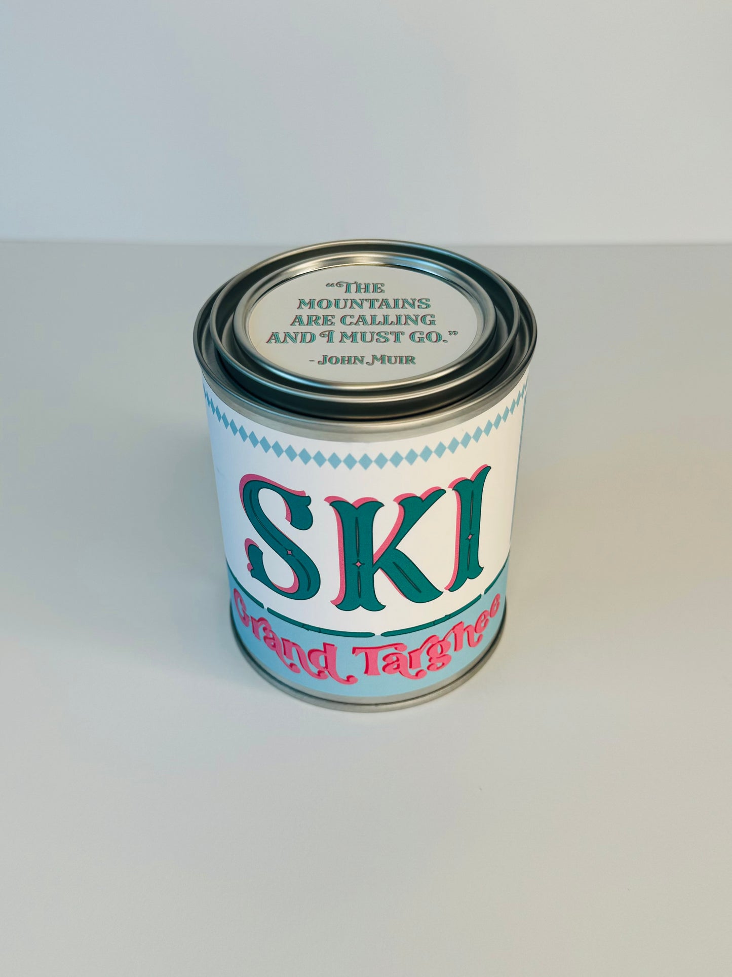 Ski Grand Targhee - Paint Tin Candle