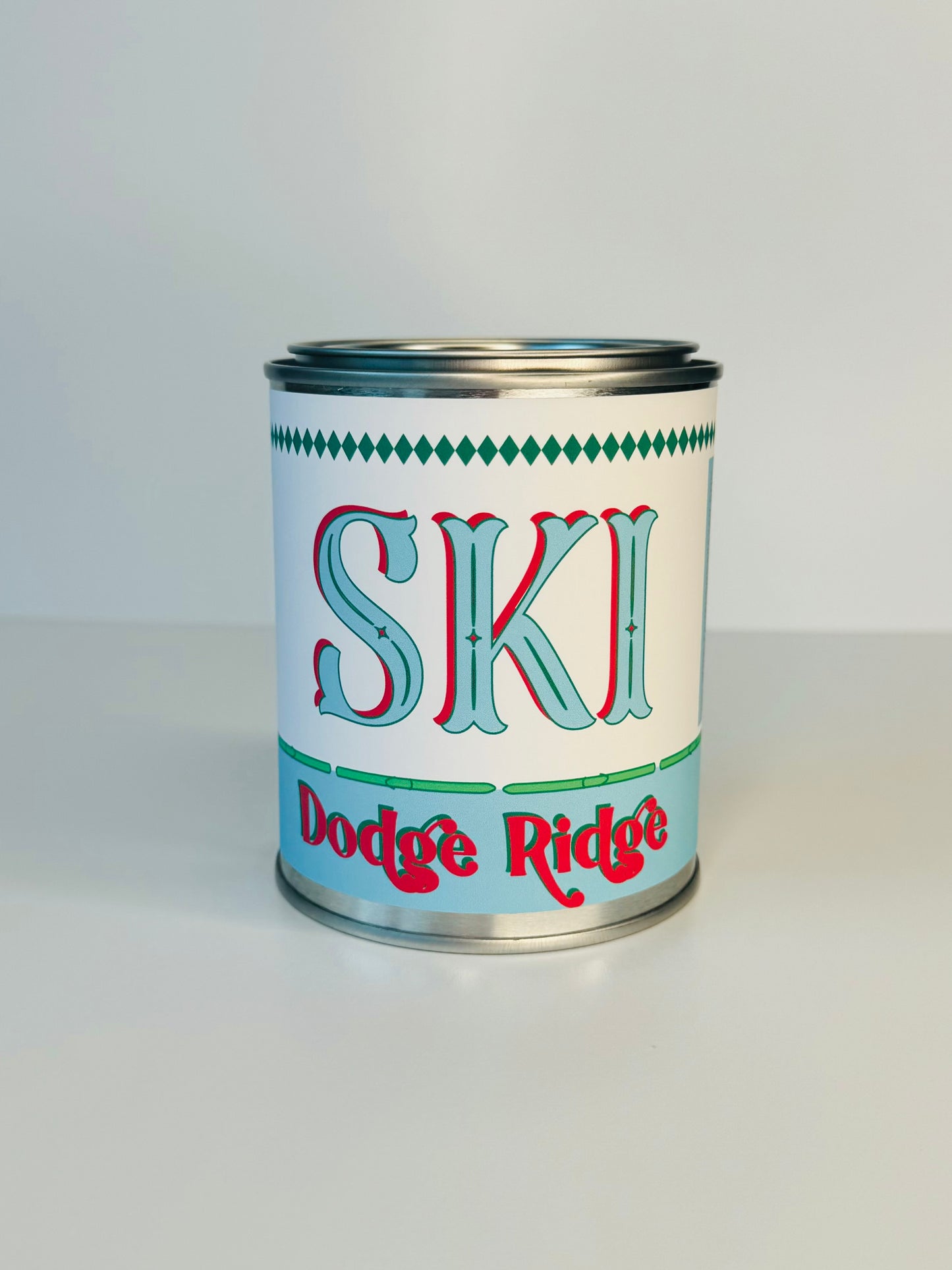 Ski Dodge Ridge - Paint Tin Candle