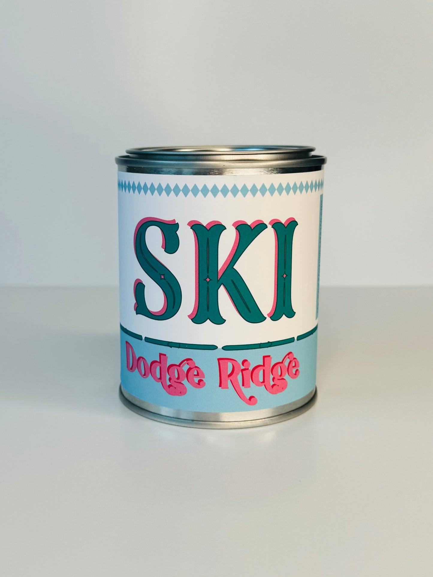 Ski Dodge Ridge - Paint Tin Candle