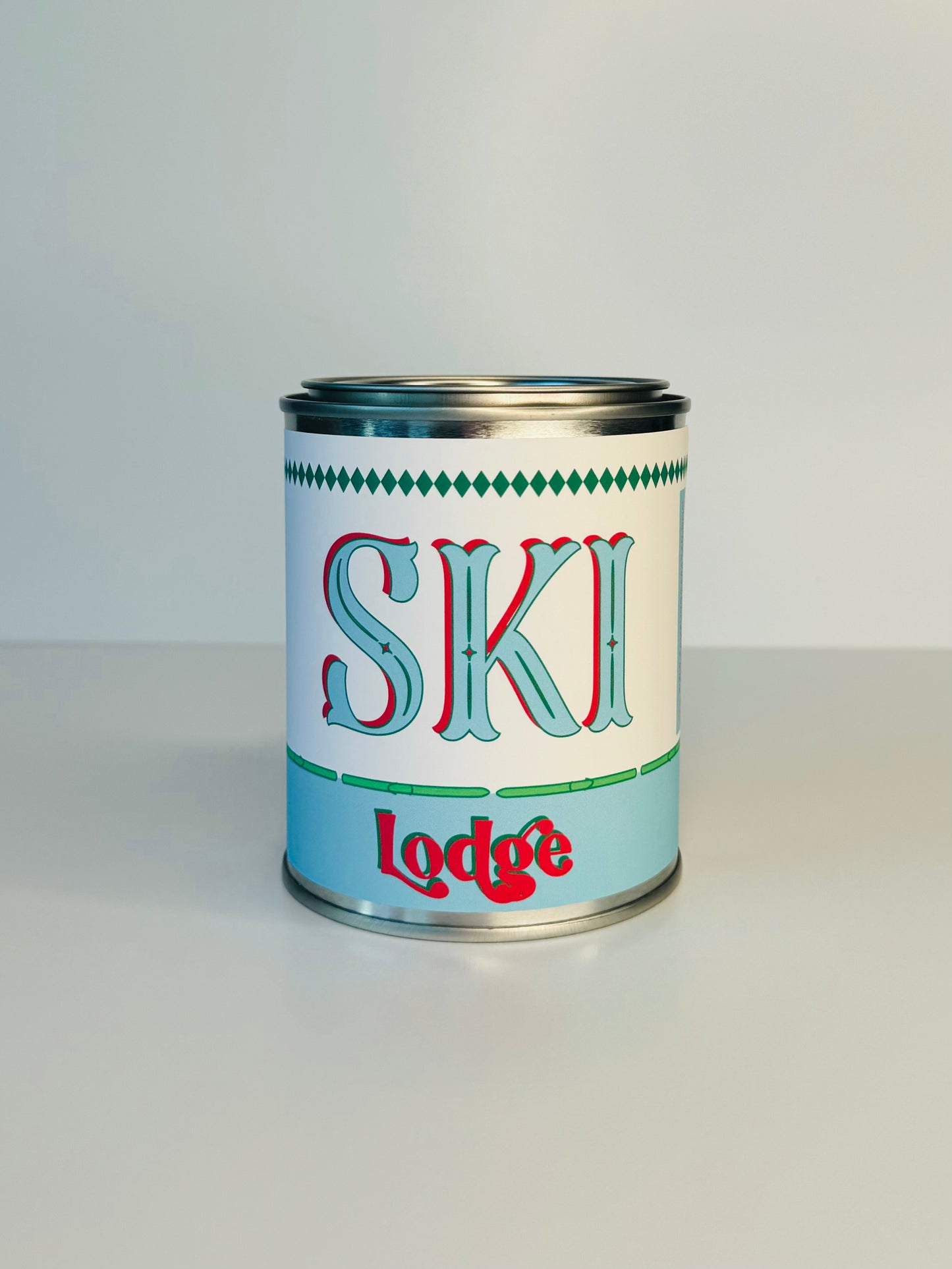 Ski Lodge - Paint Tin Candle