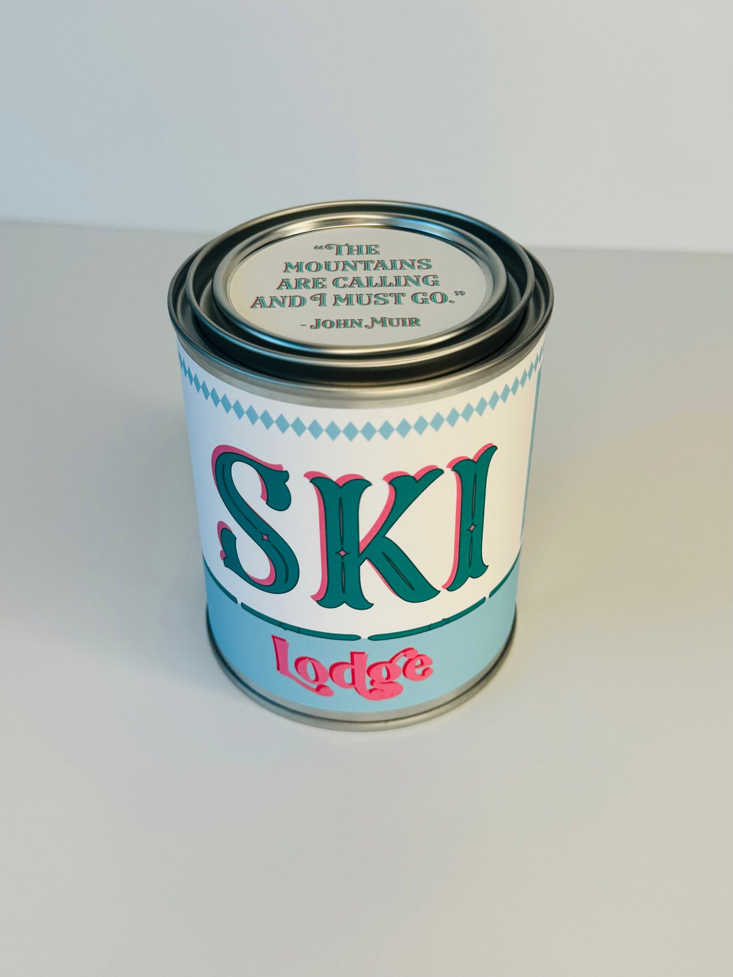 Ski Lodge - Paint Tin Candle