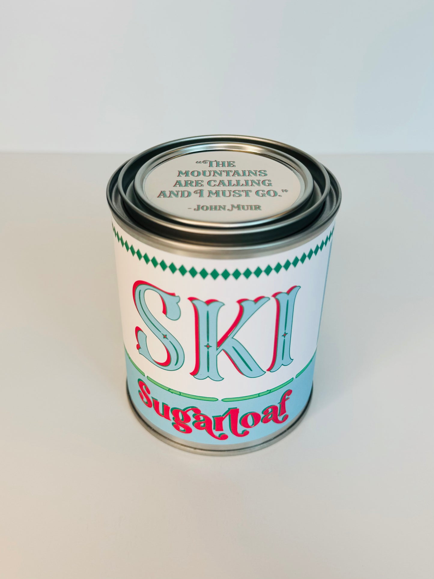 Ski Sugarloaf - Paint Tin Candle