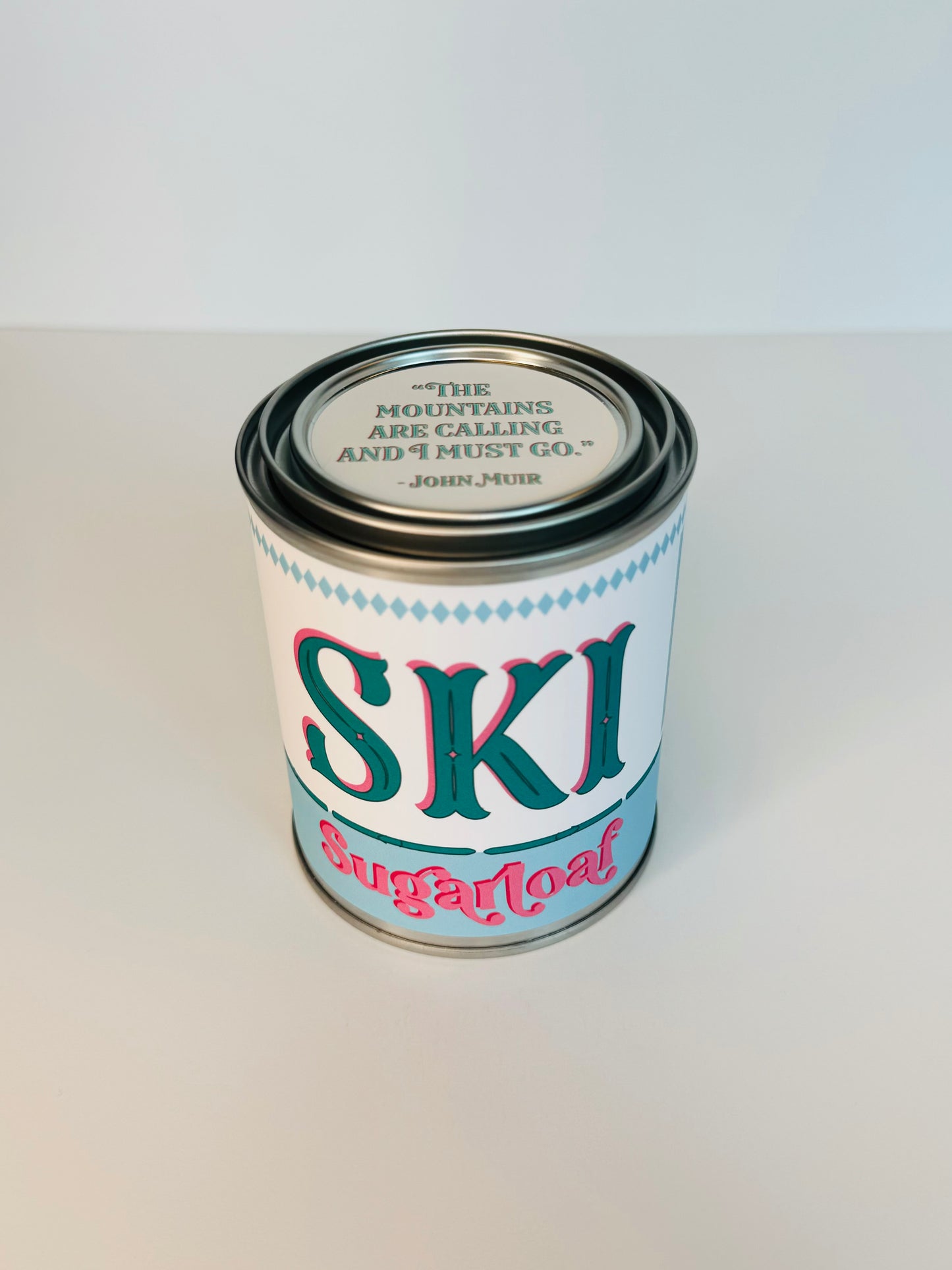 Ski Sugarloaf - Paint Tin Candle