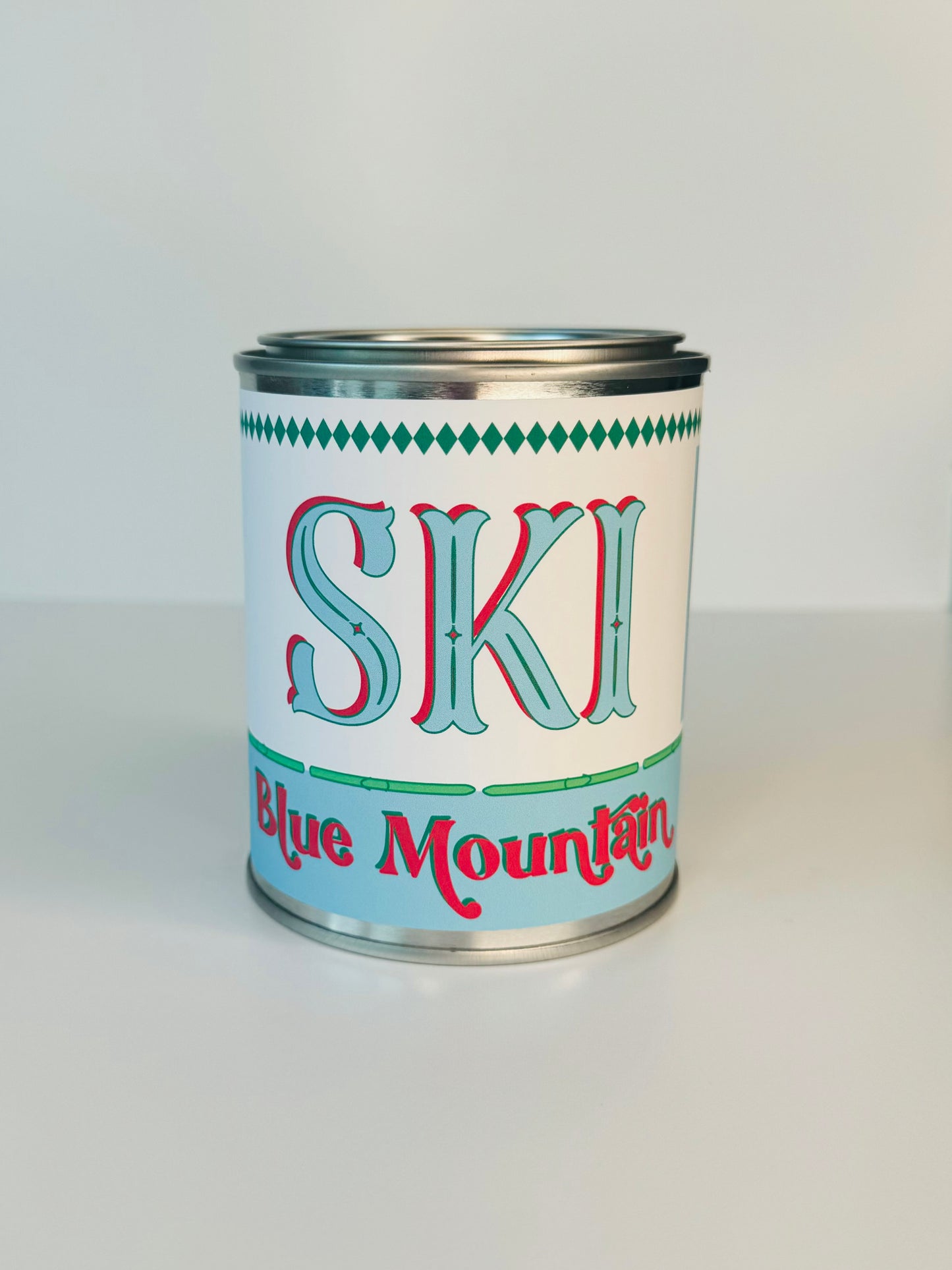 Ski Blue Mountain - Paint Tin Candle