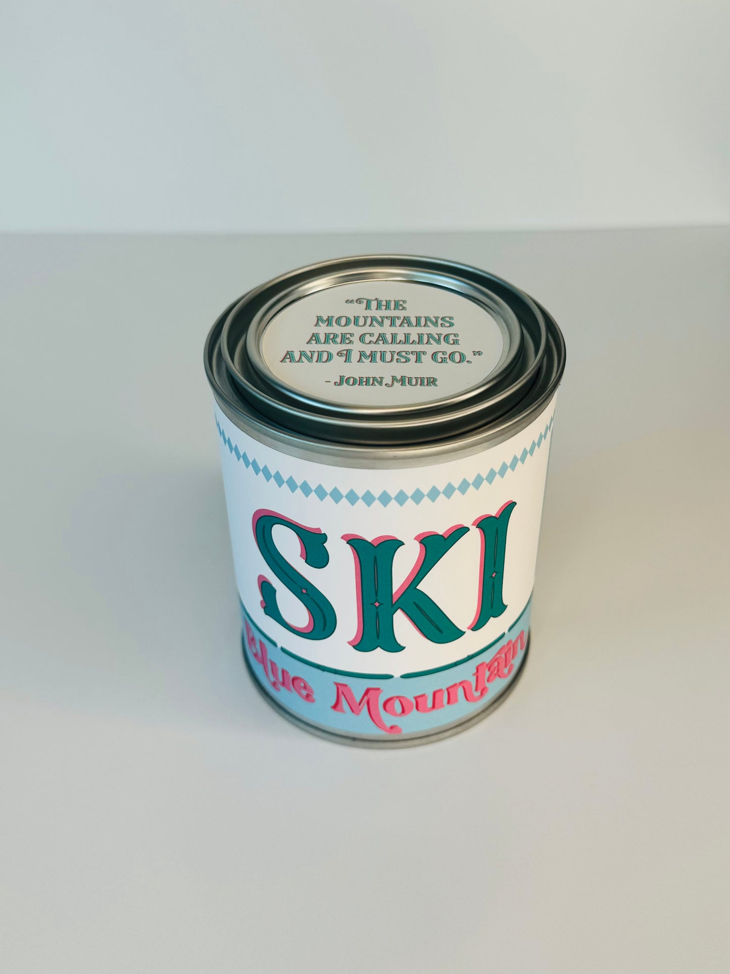 Ski Blue Mountain - Paint Tin Candle