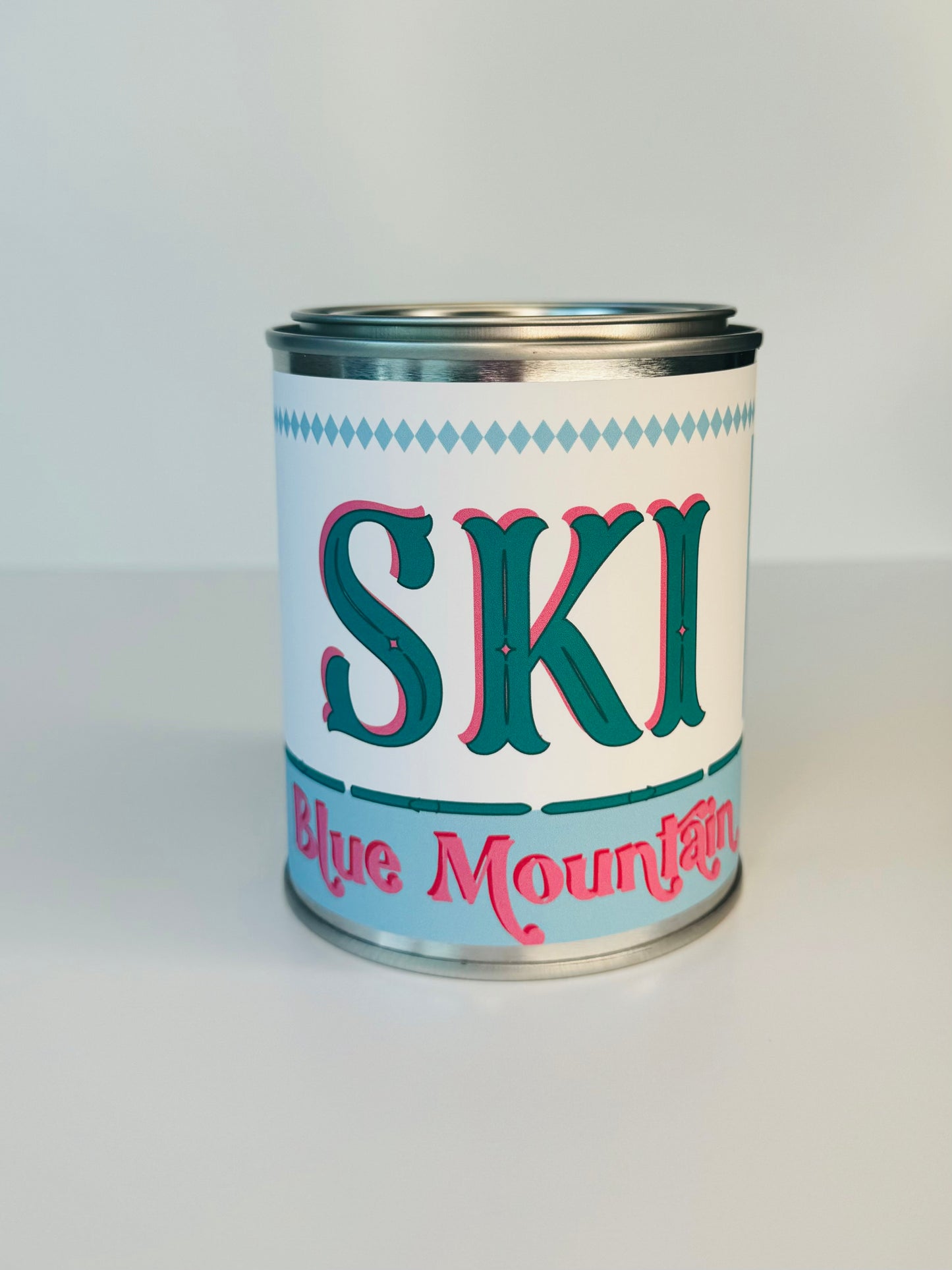 Ski Blue Mountain - Paint Tin Candle