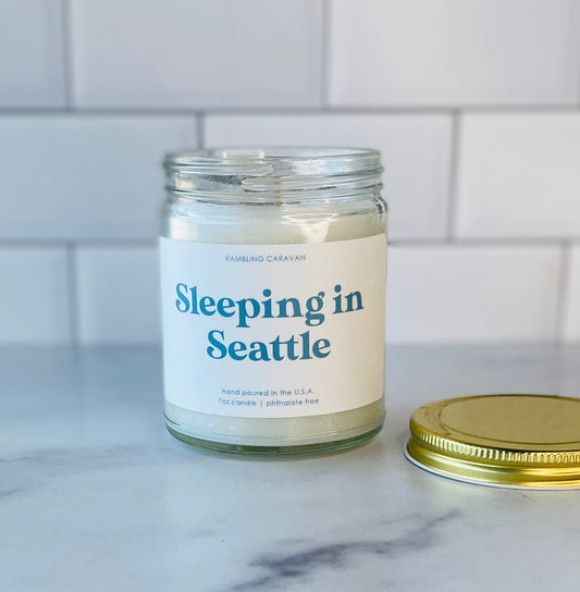 Sleeping in Seattle Candle